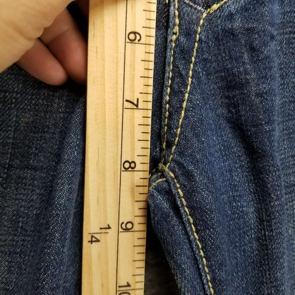 Duarte Jeans Womens 24 Tall Medium Wash Stretch Mid Rise Bootcut *Altered* - Picture 5 of 15